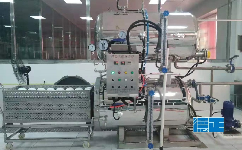 Pressure gauge for sterilizers